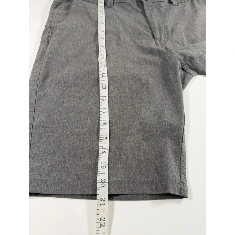 Volcom Shorts Surf and Turf 4 Way Stretch 33 Mens Gray Hybrid Casual Skate